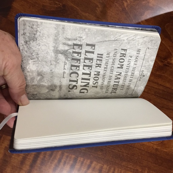 Monet themed notebook, journal, unlined - Picture 3 of 3